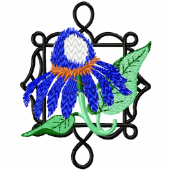 Flowers Embroidery Design 6 Flowers Embroidery Design 6